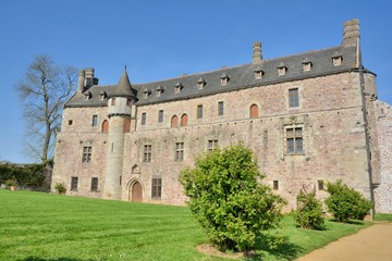 Fototapeta na wymiar Le château de La Roche-Jagu en Bretagne. France