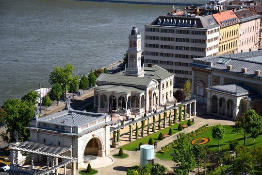 Panoramic aerial view of the newly opened creative house, Ybl Buda Creative House