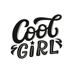 Cool girl text