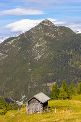 Fototapeta na wymiar Zauchensee - Strimskogel - Steinfeldspitze - Schwarzkopf