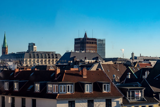 Über den Dächern der Düsseldorfer Altstadt