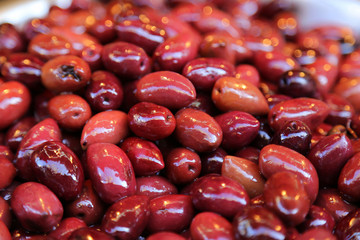 Olives at a Market.
