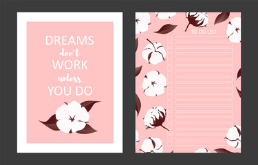 Printable A4 cute business blank cover