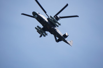 helicopter in flight