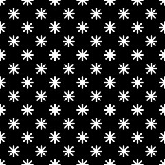 Asterisk shape seamless pattern vector
