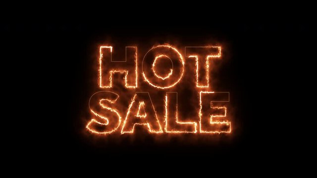 Hot sale flaming shopping clearance type background
