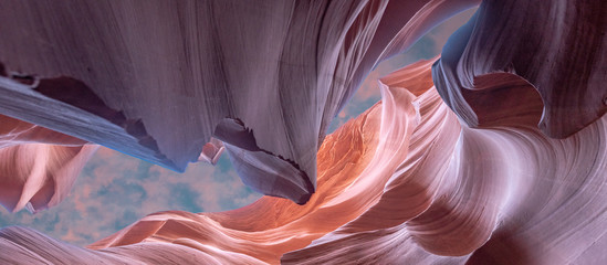 Antelope Canyon Collection - abstract background concept - obrazy, fototapety, plakaty