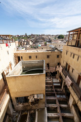 Fototapeta premium Chouara Tannery of the leather