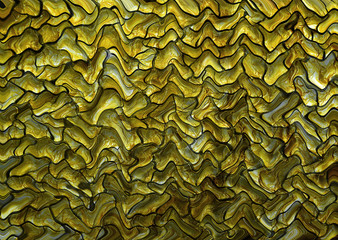 old golden mosaic pattern