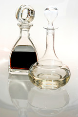 Different types of spirits used as digestives after meals.