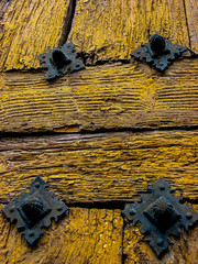 Details of an old door.