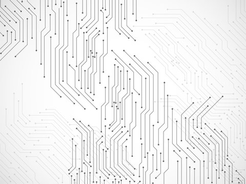 Abstract background with circuit board, technology background