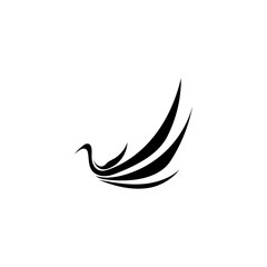 Obraz na płótnie Canvas Falcon Wings Logo Template vector icon logo design app