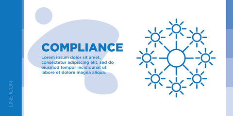 Compliance Line Icon - Signs and Symbols
