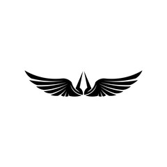 Falcon Wings Logo Template vector icon logo design app