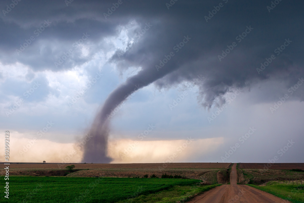 Canvas Prints tornado and supercell thunderstorm