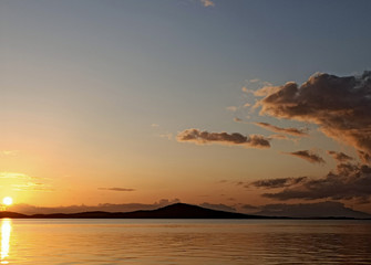Sunset Orange Sky