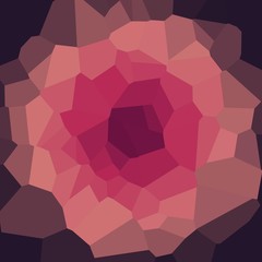 Abstract Ocean color trianglify Generative Art background illustration