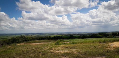 Fototapeta premium Dirt road on the interior of Recife, Brazil.