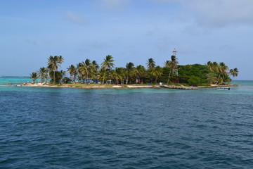 view of tropical island