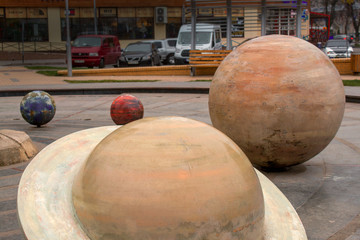 Vinnytsia planets. Planet Square near Apollo.