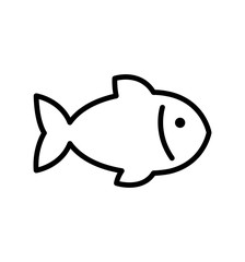 Fototapeta premium fish line icon vector illustration eps 10 isolated