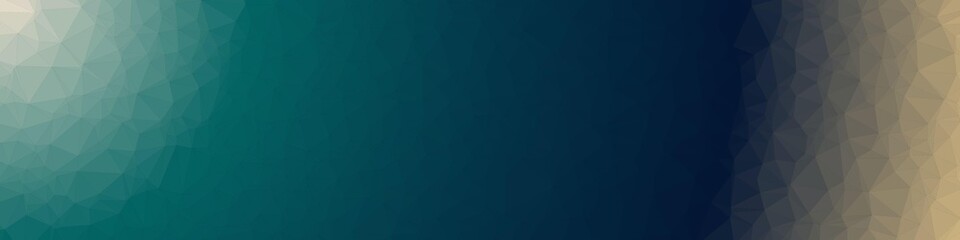 Abstract Ocean Voronoi trianglify Generative Art background illustration