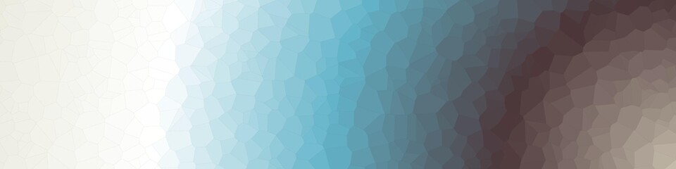 Obraz premium Abstract Ocean Voronoi trianglify Generative Art background illustration