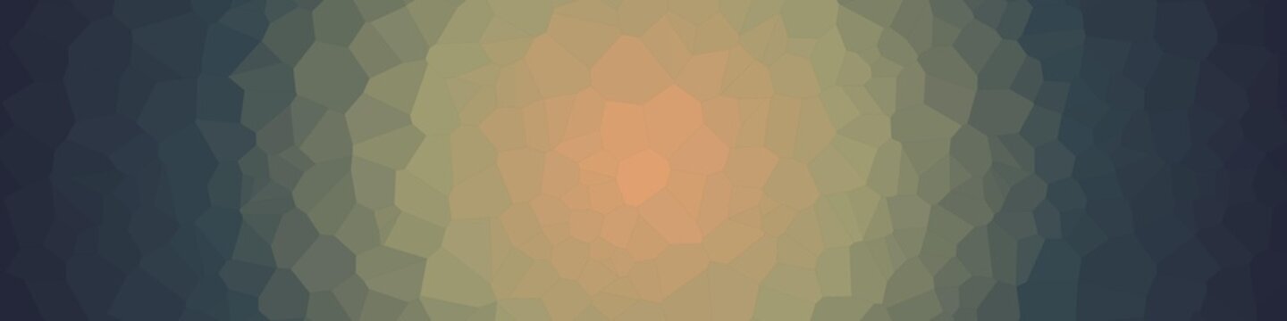 Abstract Ocean Voronoi trianglify Generative Art background illustration