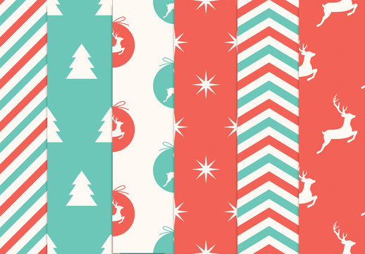 Chrismas Patterns Pack with 3 Layouts