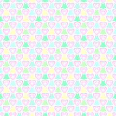 Seamless hearts pattern.