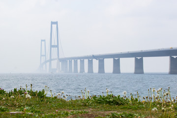 The Great Belt Bridge link in Dnmark