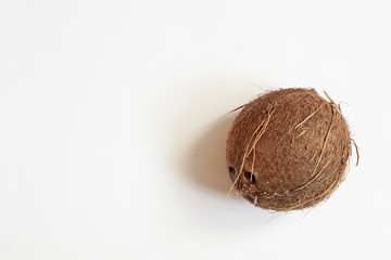 Coconut isolated on white background 
