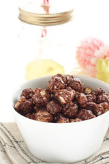 lemonade and chocolate pop corn