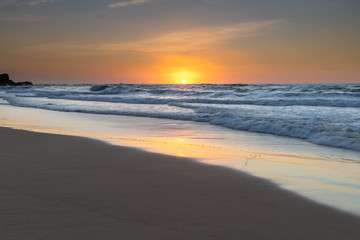 Clear Skies Beach Sunrise Seascape