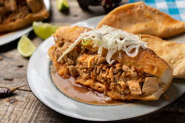 Mexican drowned sandwich also called 