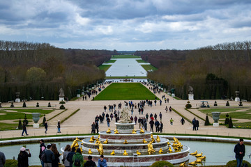 Park of a Versailles chateau 
