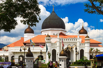 Fototapeta na wymiar Kapitan Keling Mosque of Georgetown in Penang, Malaysia.
