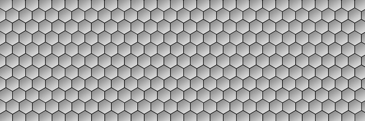 Hexagon background pattern, panoramic texture background
