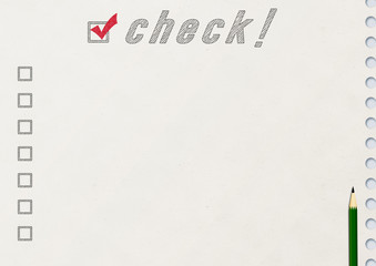 チェックリスト