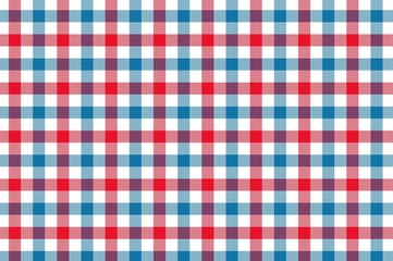 gingham seamless pattern on white background 