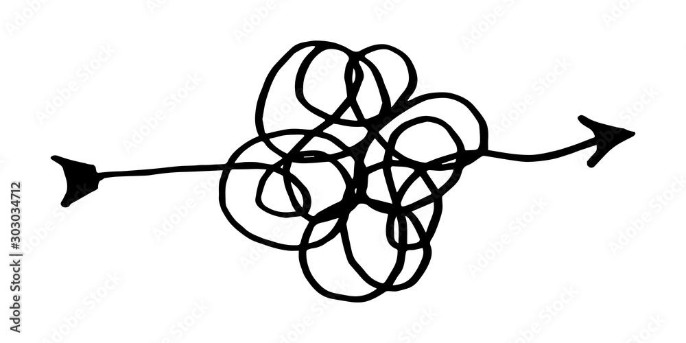 Poster hand drawn scribble sketch circle object. tangled grungy round scribble. isolated on white backgroun