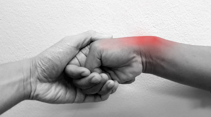 Finkelstein's test or modified Eichoff maneuver is physical examination test for diagnosis De...