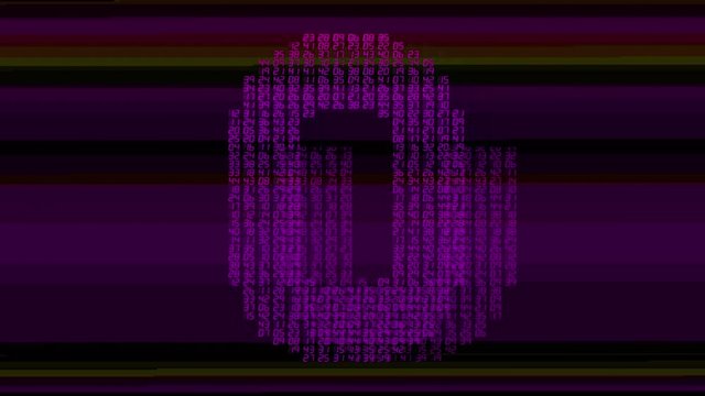 numbers code information counting digital