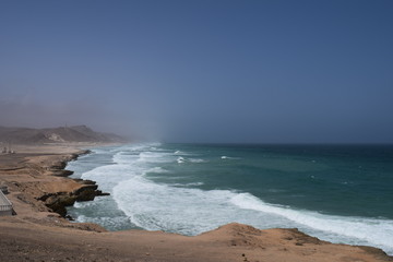 Fototapeta na wymiar Mughsail Beach, Salalah, Dhofar, Oman