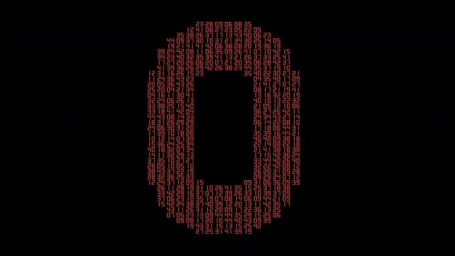 numbers code information counting digital