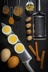 Spices and eggs