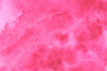 Abstract pink watercolor background. Real watercolor texture.