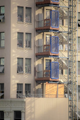 Apartments under constructions 