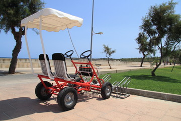 Tandem am Starnd
